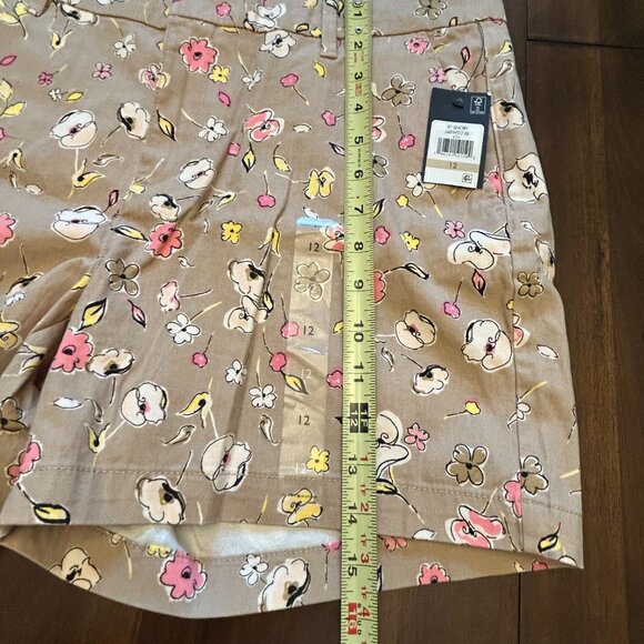NWT Tommy Hillfiger Women's Hollywood Printed Mid-Rise Shorts Size 12 - Picture 13 of 15